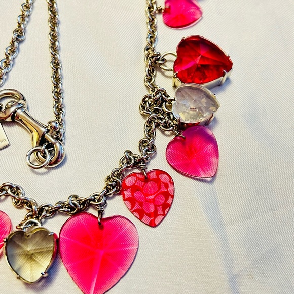💰SOLD💰NWOT Coach Heart Charm Necklace - Picture 6 of 16